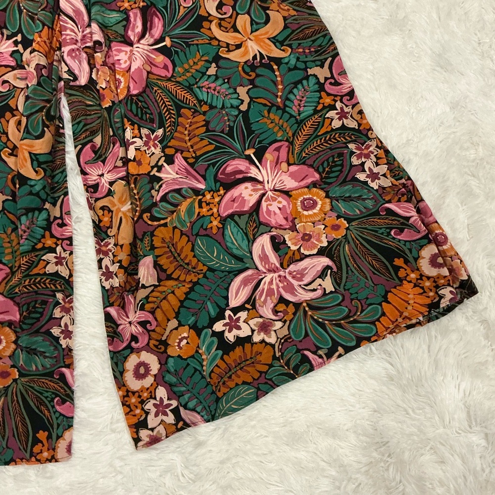 Vince Camuto | Floral Wide Leg Challis Pants size Small NWT - Picture 4 of 12